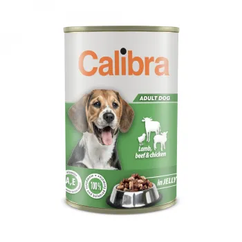 Calibra Dog konz.Lamb,beef&chick. in jelly 1240g