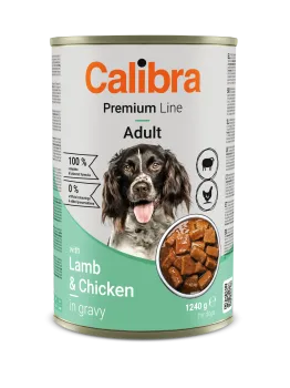 Calibra Dog Premium can with Lamb&Chicken 1240g